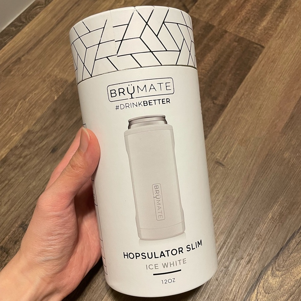 Brumate HOPSULATOR SLIM | ICE WHITE (12OZ SLIM CANS)